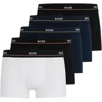 BOSS Boxershorts 'Essential' navy / kobaltblauw / zwart / wit