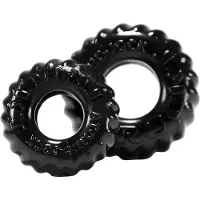 Oxballs - penisring set - geribbeld - zwart