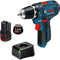 Bosch accuboormachine GSR 12V-15 / 1x 3.0 Ah accu + lader