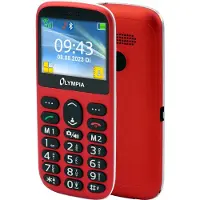 Olympia Mobiele telefoon ZON ROT (2.30", 0.30 Mpx, 2G), Sleutel mobiele telefoon, Rood