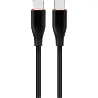 Gembird Premium siliconen Type-C Power Delivery (PD) laad- en datakabel, 1,5 m, zwart