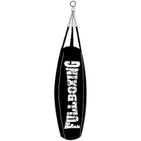 Softee Power Punching Bag Zwart 150 cm
