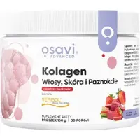 Osavi - Collageen, haar, huid &amp; nagels, rabarber-aardbei (150 g)