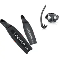 Spetton Elite1 Sx30 Spearfishing Set Zwart EU 43-44
