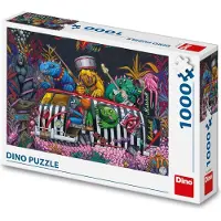 Dino Bikes legpuzzel Monster Tour - 1000 stukjes puzzel speelgoed.