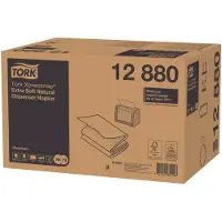 Tork 12880 Xpressnap 8000st extra zachte dispenserservet 21.3x16.5cm 2-laags naturel doos 8000 stuks (12880)