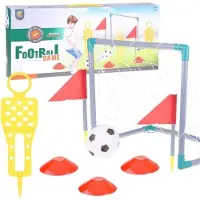Jokomisiada Voetbaldoel Set voor Kinderen met Bal, Kegels & Pomp