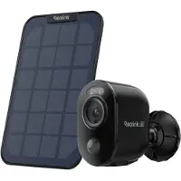 Reolink Argus 3 Ultra - 4K Draadloze Batterij-buitencamera - Kleuren Nachtzicht - 2.4/5GHz WiFi - Met Zonnepaneel 2 - Zwart