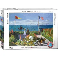Eurographics Claude Monet - Garden at Sainte-Adresse Puzzel (1000 stukjes)