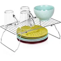 Storage solutions - Keukenkast - Grijze Metalen Plek - 37x21x13,5 cm - Opvouwbaar
