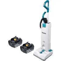 Makita DVC 560 F2 accustofzuiger 36 V (2x 18 V) 5 l borstelloos + 2x accu 3,0 Ah - zonder oplader