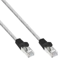 InLine Patchkabel, SF/UTP, Cat.5e, transparant, 15m