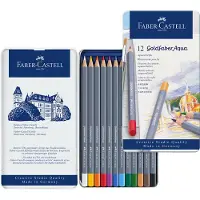 Faber-Castell kleurpotlood aquarel - Goldfaber - blik 12 stuks - FC-114612