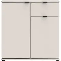 Forte Klein opbergmeubel - dressoir - GANYMEDE - 2 deuren - 1 lade - Zand - 80,1 x 34,1 x 82,3 cm