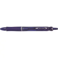 Pilot Pen Acroball Intrekbaar Balpen Blauw 0,4 mm Medium Kegelvormig Navulbaar 77% Gerecycled
