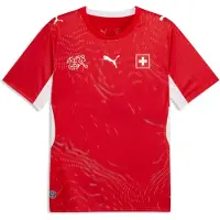 Puma Tricot 'Schweiz 2026' rood / wit