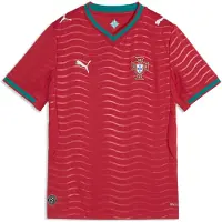 Puma Functioneel shirt 'Portugal 2026' jade groen / vuurrood / zwart / wit