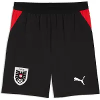 Puma Sportbroek 'Österreich 2026' rood / zwart / wit