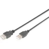 Digitus Usb 2.0 Verlengkabel Voor Computer, Laptop En Printer, 5 Meter, Snelle Overdracht