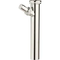 Kirchhoff Dompelbuissifon, chroom, 1 1/4" x 3/4"T x 200 x 32 mm, met wasmachineaansluiting - 988401148