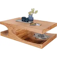 Wohnling Salontafel acaciahout bruin 118 cm