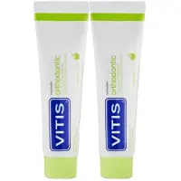 Vitis 2x Tandpasta Orthodontic 75 Ml