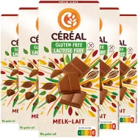 CEREAL 5x Melkchocolade Tablet Glutenvrij en Lactosevrij 100 gr