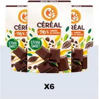 CEREAL 6x Chocoladetablet Puur 85 gr