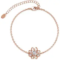 MYC Paris Narcissenarmbanden - Roségoud en kristal