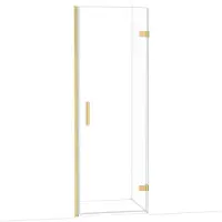 Maxaro Diamond Douchedeur | 70 cm Goud Helder glas Draaideur