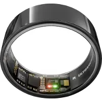 Ultrahuman Ring AIR – Smart Ring | Geen maandabonnement | Bepaal eerst de juiste maat met de Sizing Kit | Slaaptracker - Hartslagmeter - Fitnesstracker – Aster Black – Size 7