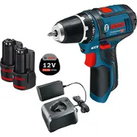 Bosch accuboormachine GSR 12V-15 / 2x 3.0 Ah accu + lader