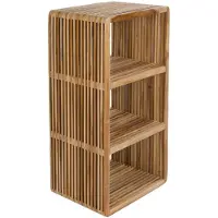 Housecraft living Kast Koleli | hout bruin 34x85x44 cm wandkasten | NADUVI