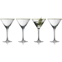 Lyngby Martiniglas Palermo Clear 250 ml (Set van 4)