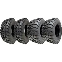 Parnells 25x10.00-12 & 25x8.00-12 ATV-banden, 8-laags, WL03, OBOR Antelope, voor de openbare weg (set van 4)