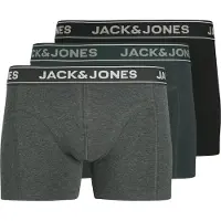 Jack & Jones Heren plus size boxershorts trunks jacblack friday 3-pack multicolor