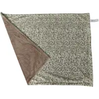 Animal Boulevard Pluche Deken Sneeuwluipaard Print - Deken voor Hond of Kat - Maat M: 75x100 cm