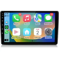 Hexinex HexinexMarket Octa-Core autoradio Geschikt voor Citroen Berlingo 2 B9/ Peugeot Partner - Draadloos CarPlay, Android Auto, multimediaspeler, 4GB+64GB