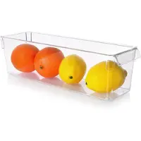 Aptel koelkast organizer transparant kunststof 36x10,5x10 cm bak.