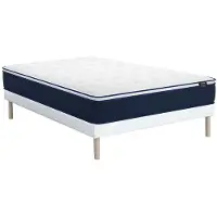Vente-unique Set bedbodem en matras met pocketveren en geïntegreerd dekmatras ALTIER van YSMÉE - 160 x 200 cm