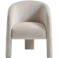 Vente-unique Fauteuil in beige stof - ZELUVA