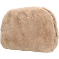 Beagles Barakaldo Toilettas - Pouch - Fur - Bont - Etui - Zand