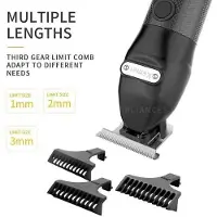 Kemei Km 1753 Elektrische Professionele Tondeuse Usb Snel Opladen Mannen Haar Trimmer Met Oplaadbasis Haar Snijmachine