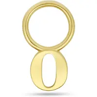 New Bling - 9NBG-O157-0 - 14K geelgoud – Bedel – Nummer 0