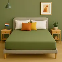 Saphira ESSENTIALS Badstof Hoeslaken – Groen – 180x200 cm – 30 cm Matrashoogte – 80% Katoen / 20% Polyester – 360° Rondom Elastiek – Luxe Comfort & Perfecte Pasvorm