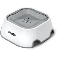 Lionto spatvrije drinkbak 1 l, anti-mors, 2-in-1 & geschikt voor katten en honden