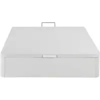 Vente-unique Bedbodem met opberglade 120 x 200 cm - Mat wit - HESTIA van YSMÉE