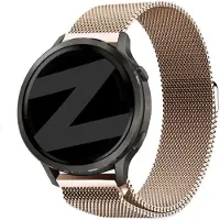 Bandz Milanese loop band (18mm) - Geschikt voor Garmin Vivoactive 4s / Vivomove 3s / Venu 2s / Venu 3s / Forerunner 255s / Forerunner 265s / Venu 4 - 41mm - Rosé goud