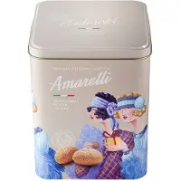 Gadeschi Art Déco Amaretti in Koekblik - Geschenk - Italiaanse koekjes - Kerstcadeau