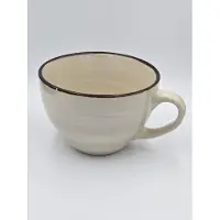 Cumbia Mok Koffiemok 425ml Crème Keramiek diameter 11cm hoogte 7cm